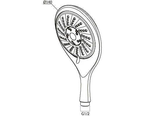 Купить Душевая лейка Am.Pm Awe Supreme F0215000 в магазине сантехники Santeh-Crystal.ru