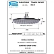 Приобрести Верхний душ 200 мм Remer 354QI в магазине сантехники Santeh-Crystal.ru