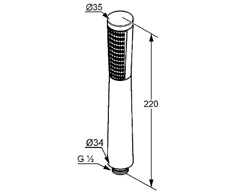 Приобрести Душевая лейка Kludi A-QA 3910005-00 в магазине сантехники Santeh-Crystal.ru