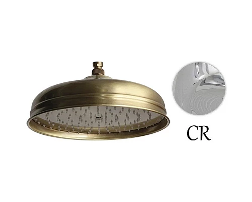 Приобрести Верхний душ 200 мм Migliore Roma 29823 в магазине сантехники Santeh-Crystal.ru