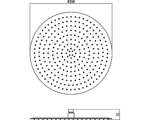 Приобрести Верхний душ 398 мм Savol S-000Y16 в магазине сантехники Santeh-Crystal.ru