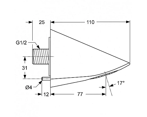 Заказать Верхний душ Ideal Standard Ceraplus A4844AA в магазине сантехники Santeh-Crystal.ru