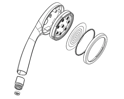 Заказать Душевая лейка 93 мм IDDIS SpaHome SPA1F00i18 в магазине сантехники Santeh-Crystal.ru