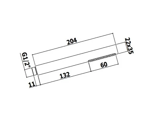 Заказать Душевая лейка 60 мм Paffoni Berry ZDOC078CR в магазине сантехники Santeh-Crystal.ru