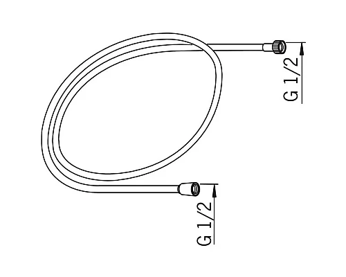 Купить Душевой шланг 200  см Oras 241020 в магазине сантехники Santeh-Crystal.ru