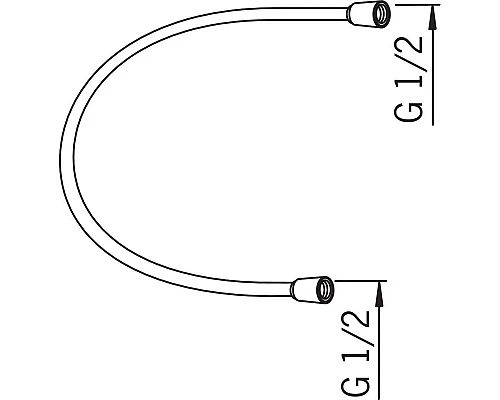 Купить Душевой шланг 70 см Oras Hydra 241064-60 в магазине сантехники Santeh-Crystal.ru
