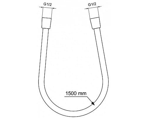 Заказать Душевой шланг 150 см Ideal Standard IdealRain BE150AA в магазине сантехники Santeh-Crystal.ru