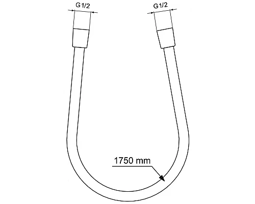 Заказать Душевой шланг 175 см Ideal Standard IdealRain BE175A5 в магазине сантехники Santeh-Crystal.ru