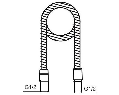 Купить Душевой шланг 150 см Caprigo 99-515-vot в магазине сантехники Santeh-Crystal.ru