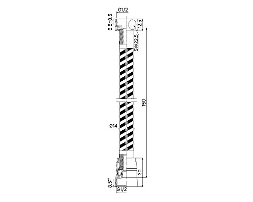 Купить Душевой шланг 150 см IDDIS Optima Home OPH15GLi19 в магазине сантехники Santeh-Crystal.ru