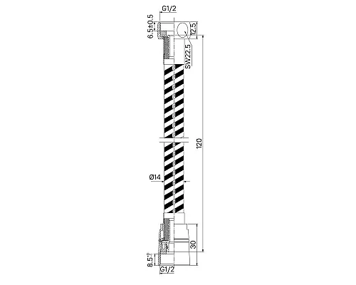 Приобрести Душевой шланг 120 см IDDIS Optima Home OPH12SLi19 в магазине сантехники Santeh-Crystal.ru