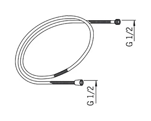 Приобрести Душевой шланг 150 см Oras 241004 в магазине сантехники Santeh-Crystal.ru