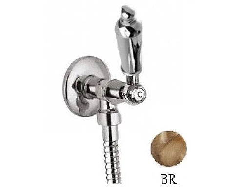 Заказать Подключение для душевого шланга бронза, ручка металл Cezares First FIRST-VL-02-M в магазине сантехники Santeh-Crystal.ru