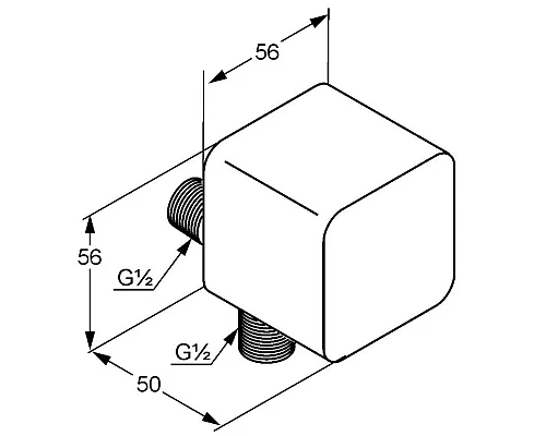 Купить Шланговое подключение Kludi A-QA 6554005-00 в магазине сантехники Santeh-Crystal.ru
