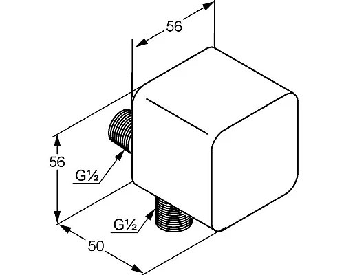 Купить Шланговое подключение Kludi A-QA 655430500 в магазине сантехники Santeh-Crystal.ru