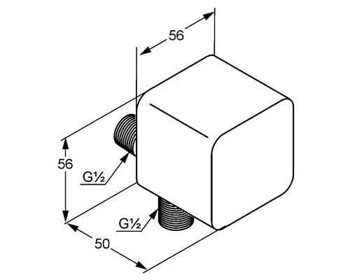 Приобрести Шланговое подключение Kludi A-QA 6554343-00 в магазине сантехники Santeh-Crystal.ru