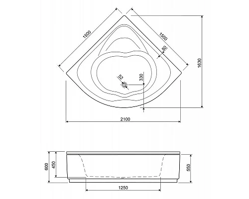 Заказать Панель фронтальная Cezares Cetina CETINA-150-SCR в магазине сантехники Santeh-Crystal.ru