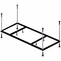 Каркас для ванны Cezares Arena A42FT-190-90-MF
