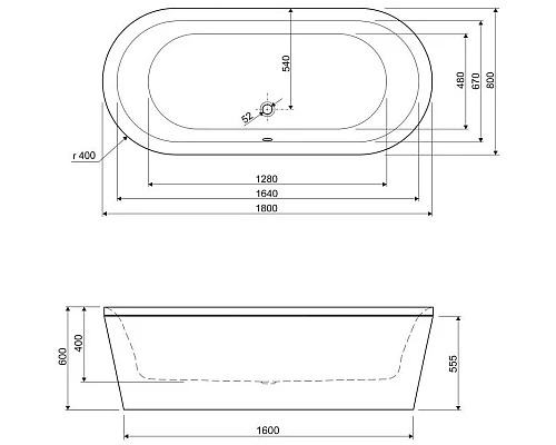 Заказать Панель фронтальная 180 см Cezares Metauro METAURO-Central-180-SCR-W37 в магазине сантехники Santeh-Crystal.ru