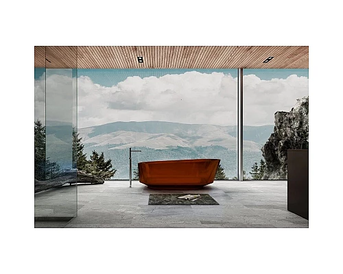 Приобрести Ванна из полиэфирной смолы 170х80 см Abber Kristall AT9706Opal в магазине сантехники Santeh-Crystal.ru