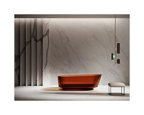 Приобрести Ванна из полиэфирной смолы 170х80 см Abber Kristall AT9706Opal в магазине сантехники Santeh-Crystal.ru