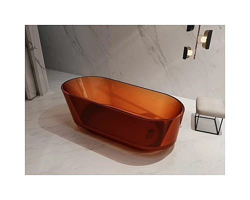 Приобрести Ванна из полиэфирной смолы 170х80 см Abber Kristall AT9706Opal в магазине сантехники Santeh-Crystal.ru