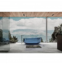 Ванна из полиэфирной смолы 170х80 см Abber Kristall AT9706Saphir