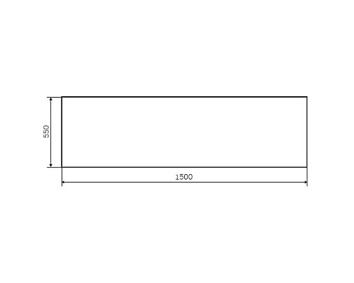 Приобрести Панель фронтальная 150 см Am.Pm Gem W90A-150-070W-P1 в магазине сантехники Santeh-Crystal.ru