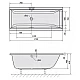 Заказать Акриловая ванна 170х70 см Alpen Cleo 74611 в магазине сантехники Santeh-Crystal.ru
