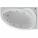 Акриловая гидромассажная ванна 150х95 см правая пневматическое управление стандартные форсунки Aquatek Бетта-150
