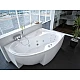 Приобрести Акриловая гидромассажная ванна 170х105 см правая пневматическое управление премиум форсунки Aquatek Вега-170 в магазине сантехники Santeh-Crystal.ru