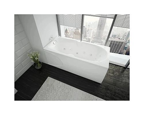 Заказать Акриловая гидромассажная ванна 180х80 см пневматическое управление стандартные форсунки Aquatek Европа в магазине сантехники Santeh-Crystal.ru