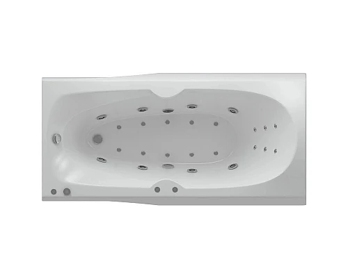 Заказать Акриловая гидромассажная ванна 180х80 см пневматическое управление стандартные форсунки Aquatek Европа в магазине сантехники Santeh-Crystal.ru