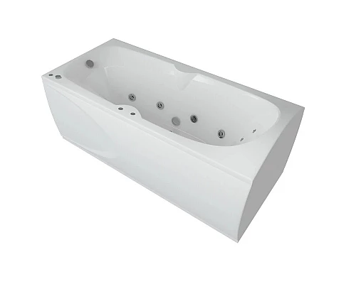 Заказать Акриловая гидромассажная ванна 180х80 см пневматическое управление стандартные форсунки Aquatek Европа в магазине сантехники Santeh-Crystal.ru