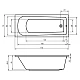 Заказать Акриловая ванна 170х70 см Riho Orion BC0100500000000 в магазине сантехники Santeh-Crystal.ru