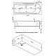 Купить Акриловая ванна 150х75 см Bas Бриз B00006 в магазине сантехники Santeh-Crystal.ru