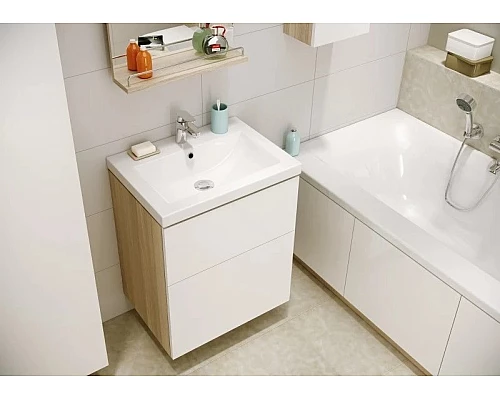 Приобрести Акриловая ванна 170х80 см L Cersanit Smart WP-SMARTx170-L в магазине сантехники Santeh-Crystal.ru