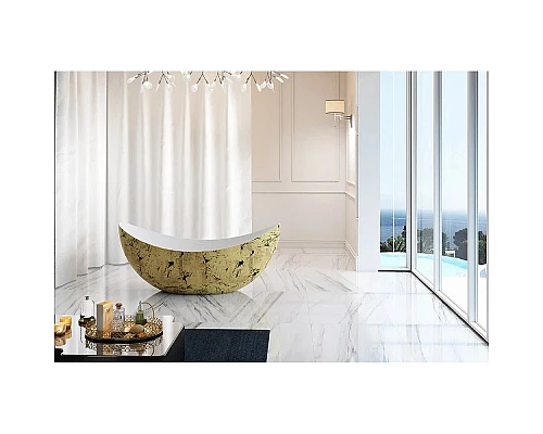 Приобрести Акриловая ванна 180х80 см Abber AB9333Gold в магазине сантехники Santeh-Crystal.ru