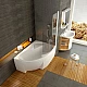 Купить Асимметричная акриловая ванна Rosa II PU Plus 160 x 105 P Ravak CL210P0000 в магазине сантехники Santeh-Crystal.ru