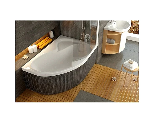 Купить Асимметричная акриловая ванна Rosa II PU Plus 160 x 105 P Ravak CL210P0000 в магазине сантехники Santeh-Crystal.ru