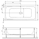 Купить Акриловая ванна 180x80 см Am.Pm Func W84A-180-080W-A в магазине сантехники Santeh-Crystal.ru