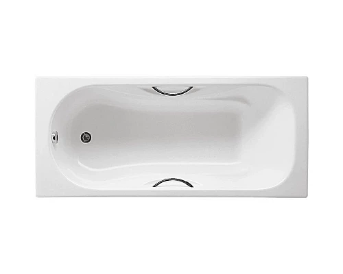 Заказать Чугунная ванна 160х70 см с противоскользящим покрытием Roca Malibu 2334G0000 в магазине сантехники Santeh-Crystal.ru