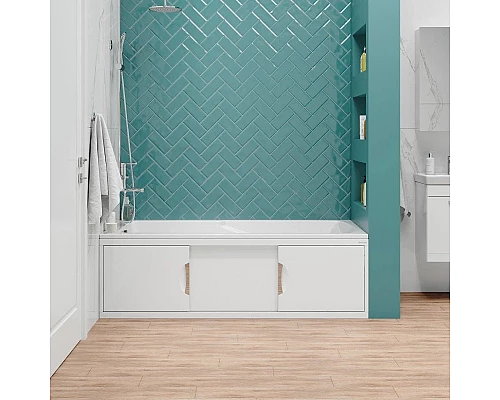 Купить Экран под ванну 169,5х52 см белый глянец Onika Лагуна 517004 в магазине сантехники Santeh-Crystal.ru