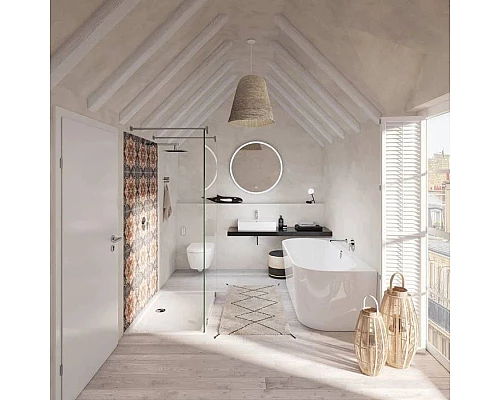 Купить Квариловая ванна 180х80 см альпийский белый Villeroy & Boch Oberon 2.0 UBQ180OBR9CD00V-01 в магазине сантехники Santeh-Crystal.ru