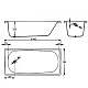 Купить Стальная ванна 130х70 см BLB Europa B30ESLS в магазине сантехники Santeh-Crystal.ru