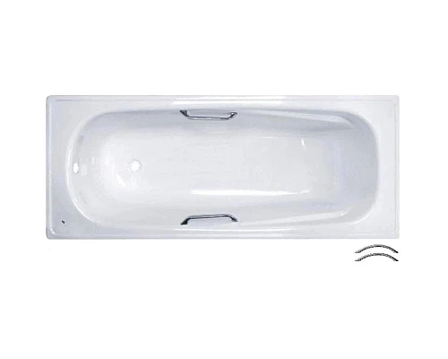 Приобрести Стальная ванна 170х70 см отверстиями для ручек BLB Universal HG B70H handles в магазине сантехники Santeh-Crystal.ru