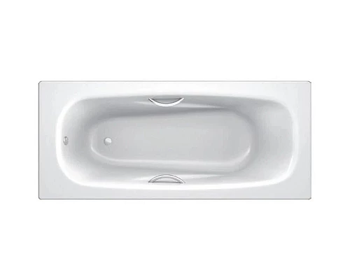 Приобрести Стальная ванна 150х75 см отверстиями для ручек BLB Universal Anatomica B55U handles в магазине сантехники Santeh-Crystal.ru