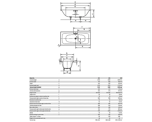 Заказать Стальная ванна 190х90 см Kaldewei Silenio 678 с покрытием Easy-Clean в магазине сантехники Santeh-Crystal.ru