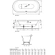 Купить Стальная ванна 180х80 см Bette Lux Oval 3466-035 в магазине сантехники Santeh-Crystal.ru