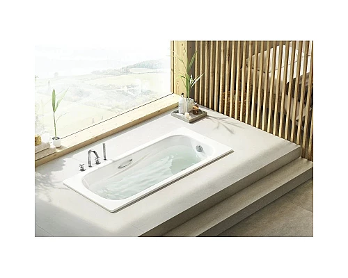 Заказать Ванна стальная 170х70 см с отверстиями под ручки Roca Princess N 2209E0000 в магазине сантехники Santeh-Crystal.ru